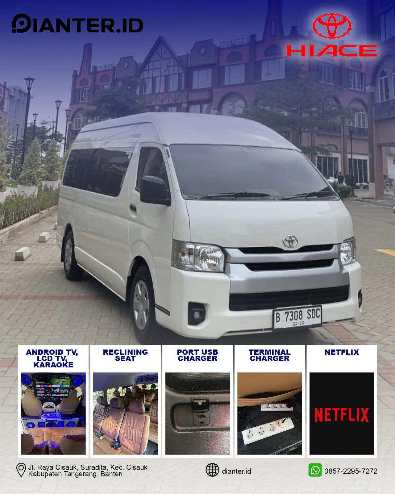 Sewa Hiace Commuter Jakarta Tangerang